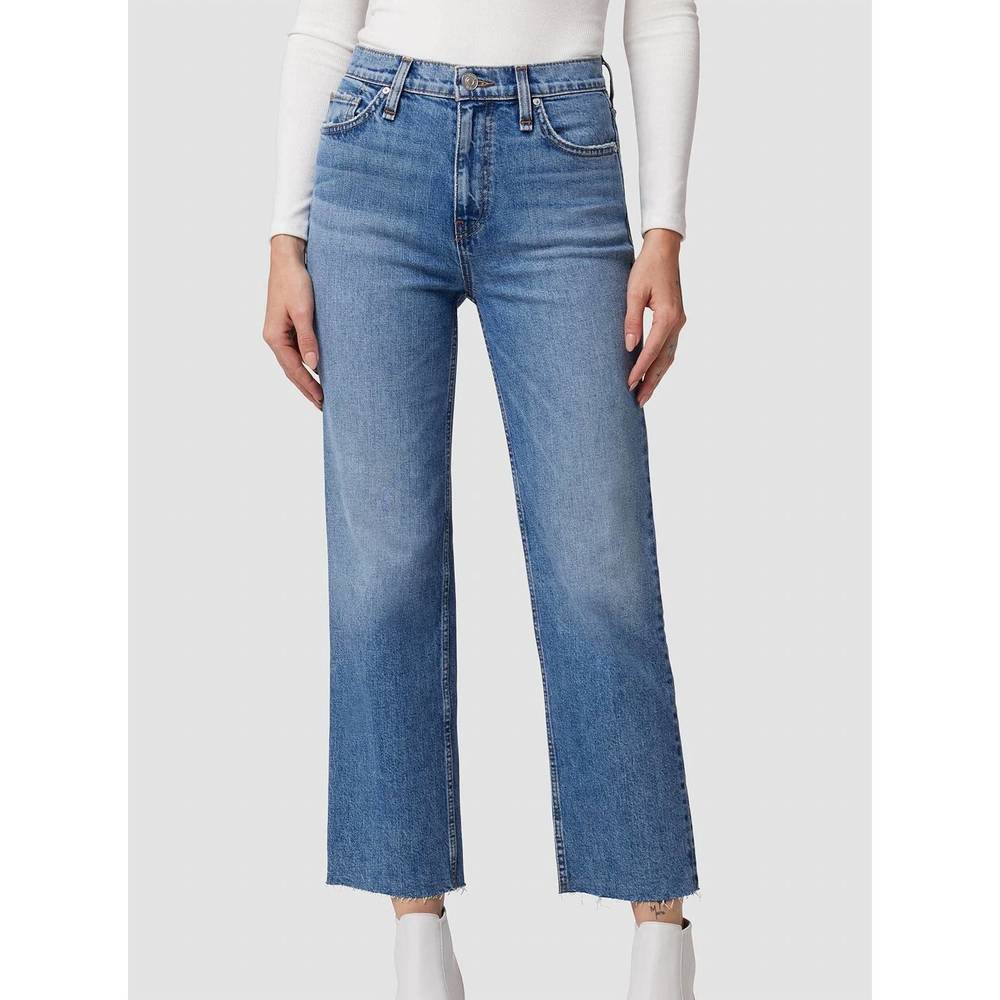 NEW HUDSON remi high rise straight crop jean in summer song